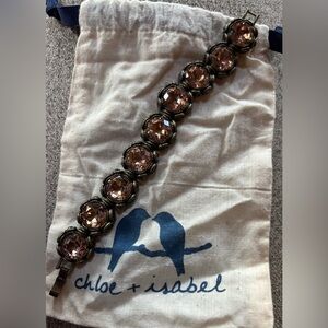 Chloe and Isabel Crystal Brûlée Sparkle Bracelet w/dustbag Chunky 2014 RETIRED